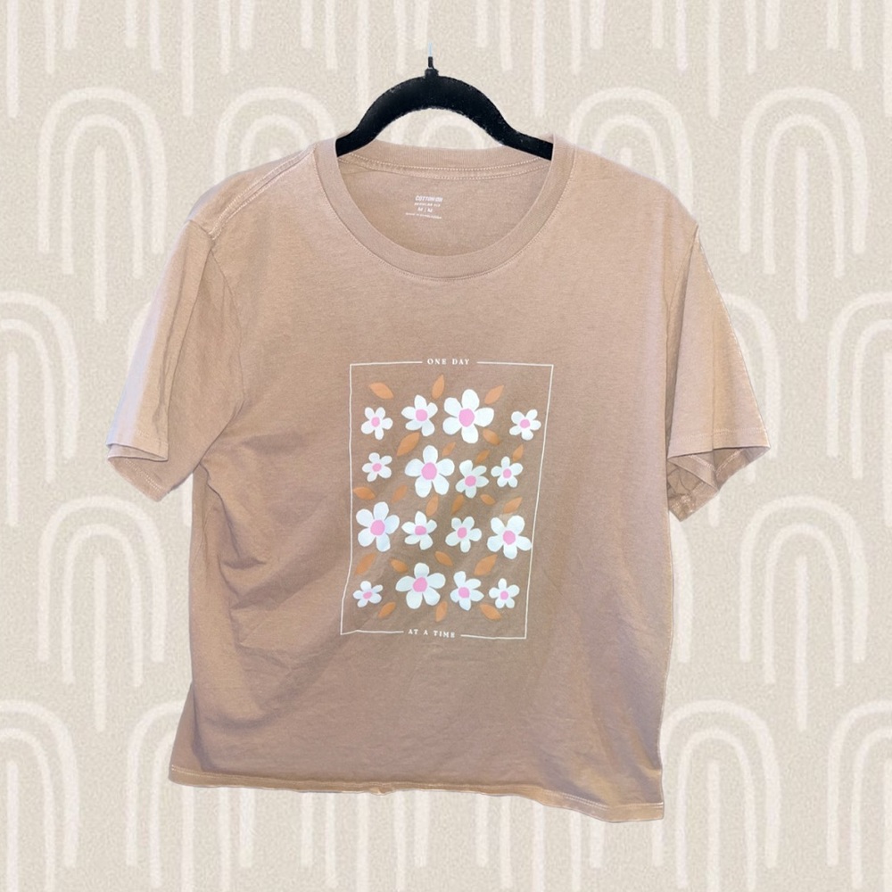Cotton On brown t-shirt